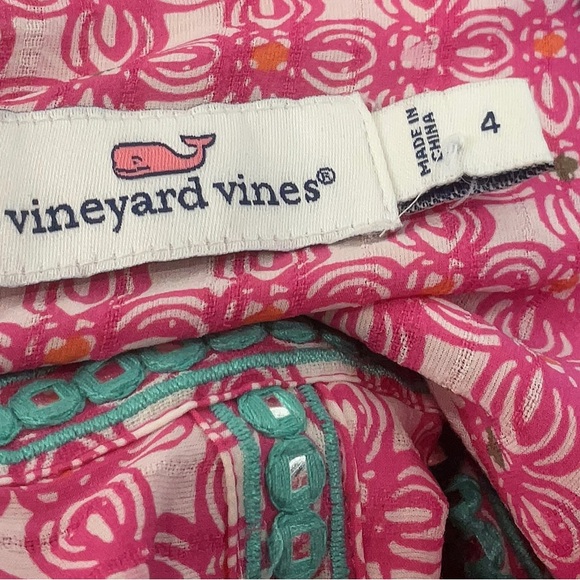 Vineyard Vines Dress 100% Silk Sz 4 Vineyard Vines - Picture 5 of 11